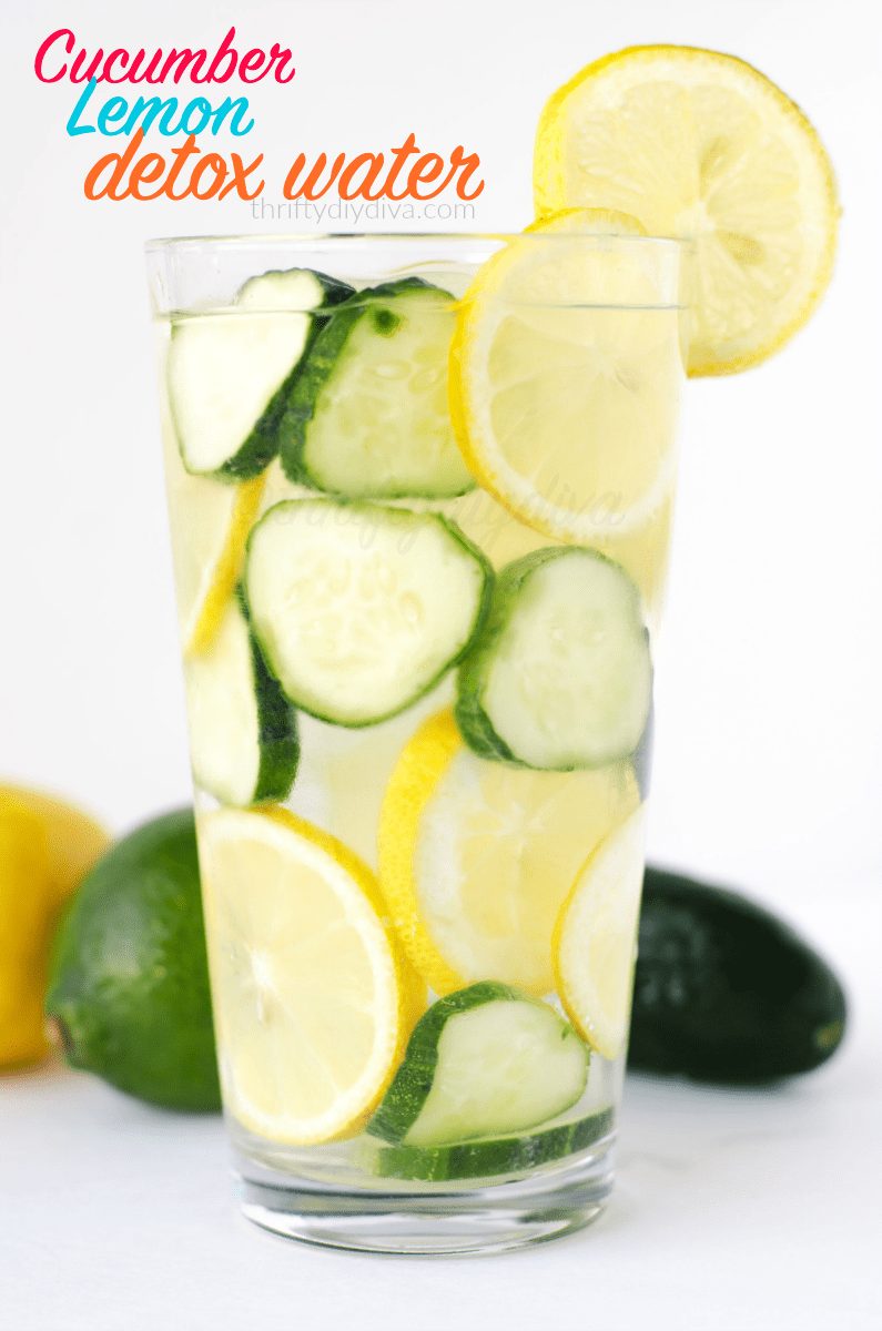 Lemon Cucumber Detox Water Recipe Flat Tummy Water Recipe. This recipe will not only help you get hydrated, but it will help you flush out toxins, feel full and can lose weight fast.