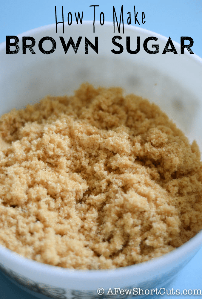 DIY Homemade Brown Sugar Recipe