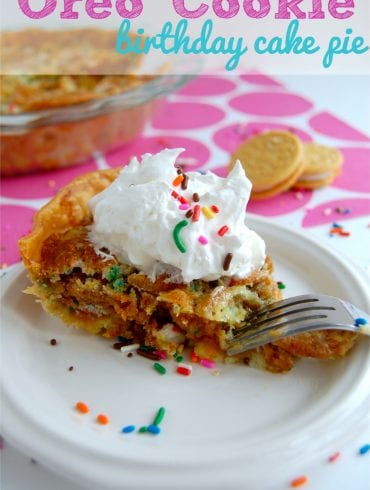 Oreo Cookie Cake Pie