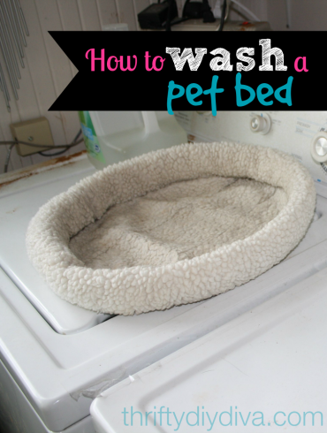 How To Wash A Pet Bed
