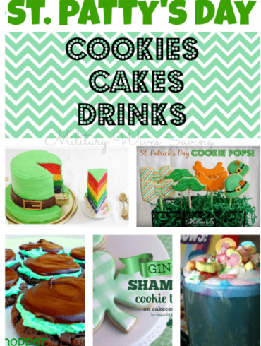 St. Patrick's Day Cookies & Cakes Recipes Roundup