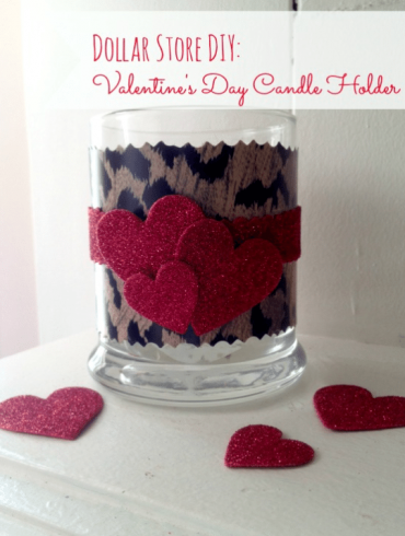 Valentine’s Day Candle Holder Craft