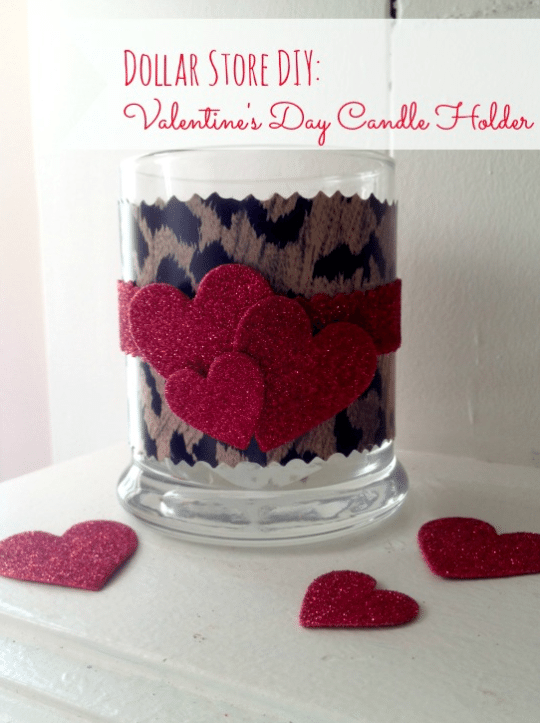 Valentine’s Day Candle Holder Craft