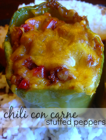 Chili Con Carne Stuffed Peppers