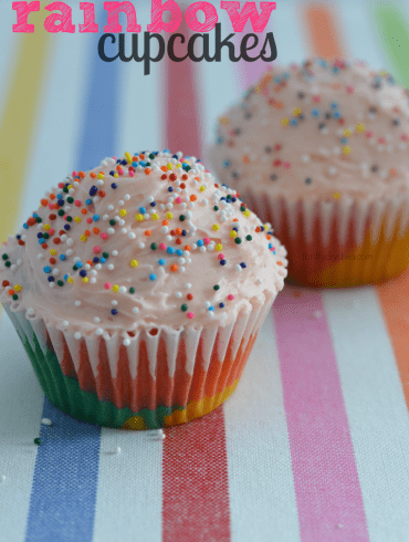 Rainbow Cupcakes