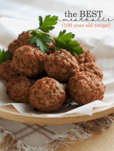 100 year old meatballs recipe
