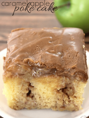 Caramel Apple Poke Cake Recipe H