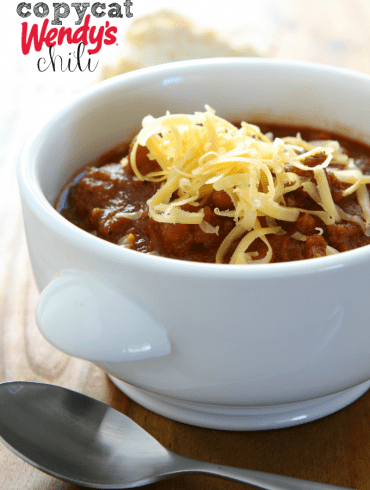 Copycat Wendy's Chili Recipe