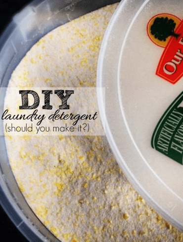DIY Homemade Laundry Detergent
