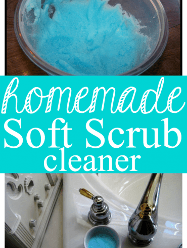 Homemade Soft Scrub Cleaner recipe