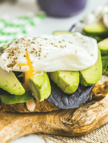 Avocado Poached Egg and Watercress Sandwich