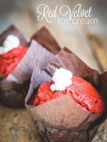No Churn Red Velvet Ice Cream Recipe