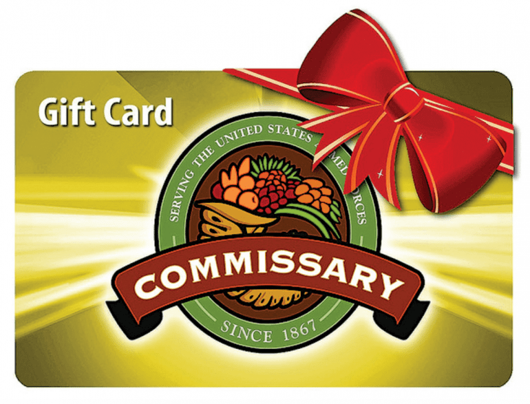 100 Commissary Gift Card Giveaway for a Lucky Military