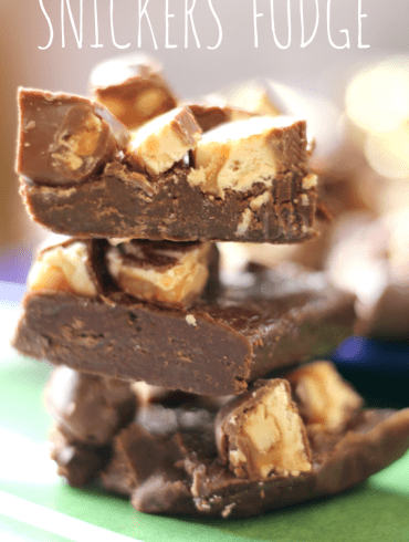 Snickers Chocolate Fudge Recipe