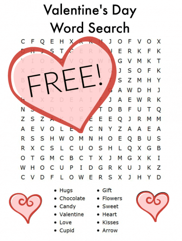 Valentine's Day Word Search