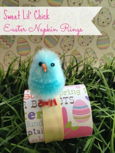 Easy Easter Chick Napkin Ring
