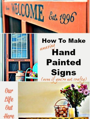 DIY Pallet Sign Lettering and Where to Find Free Pallets