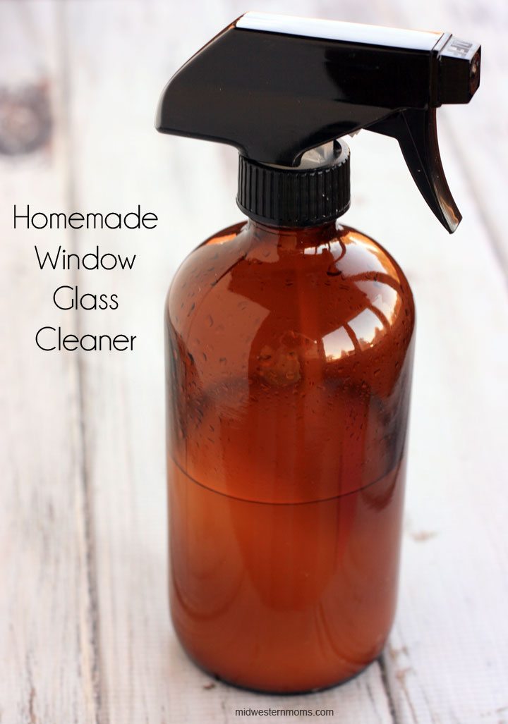 Homemade Essential Oil Window Glass Cleaner