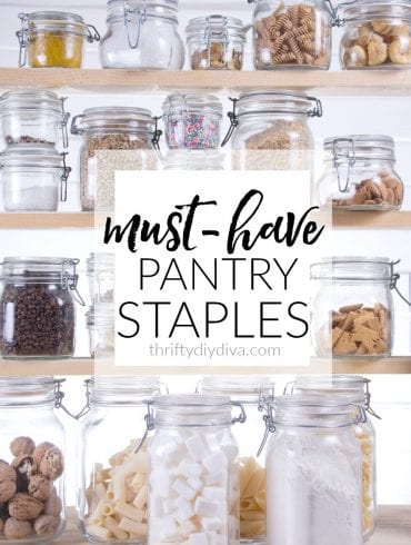 Must-Have Budget Friendly Pantry Staples