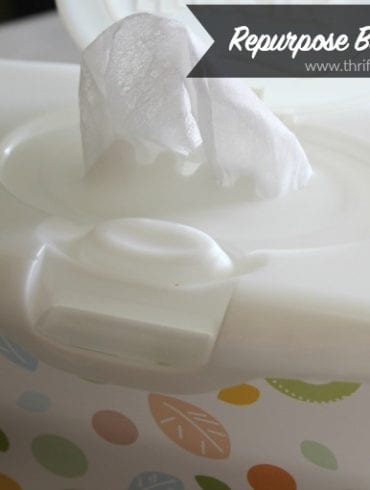 Reuse Baby Wipes Containers