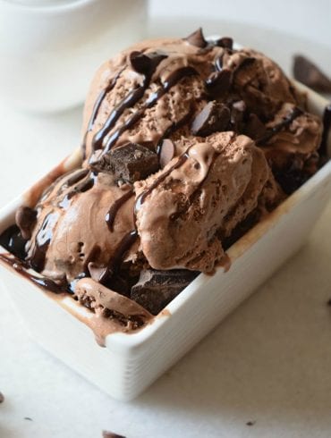 Double Chocolate Brownie Ice Cream Recipe