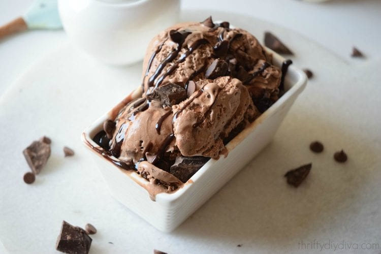 double chocolate ice cream