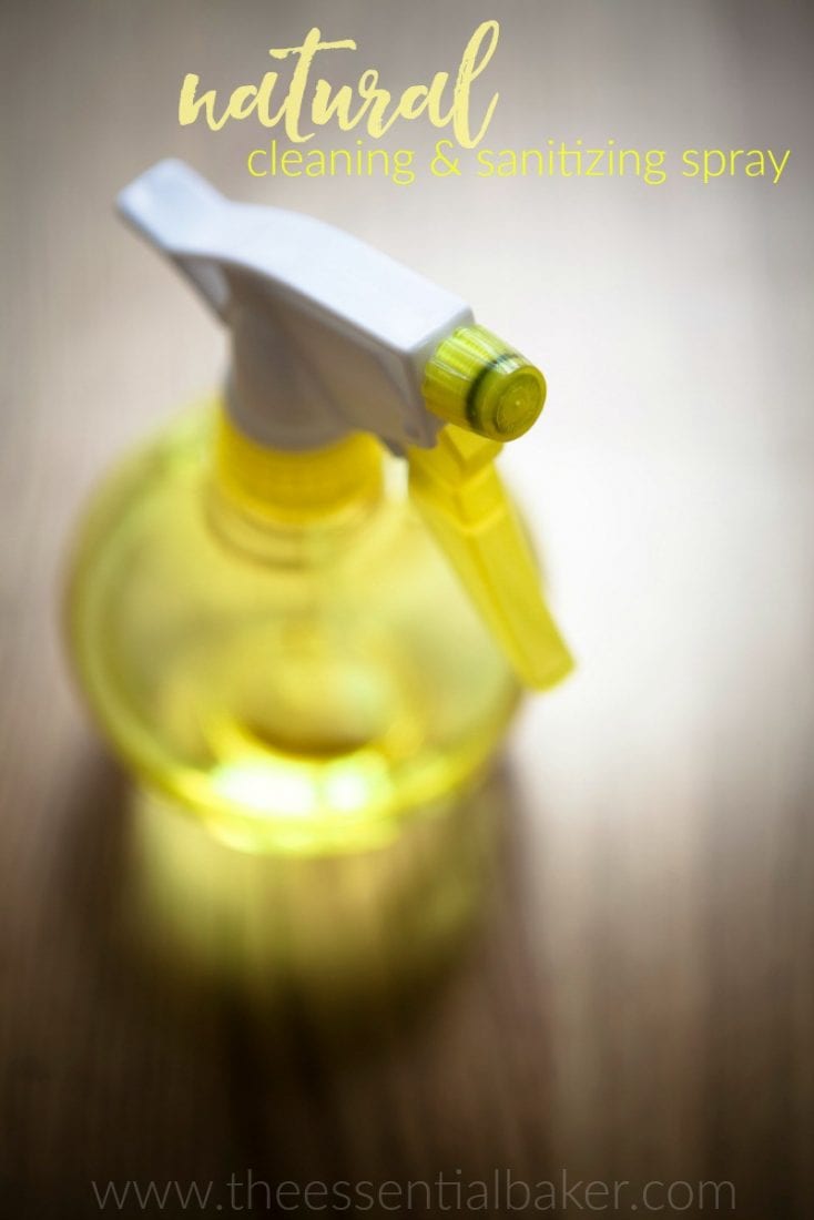 Homemade Cleaning and Sanitizing Spray With Essential Oils