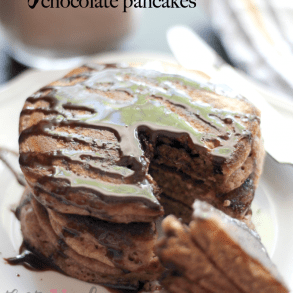 Make-Ahead Flourless Chocolate Banana Blender Pancakes