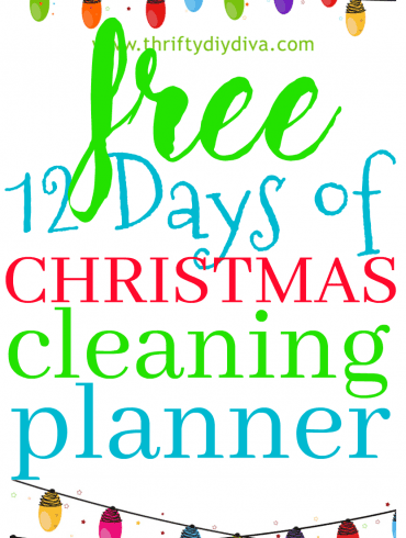 12 Days of Christmas House Cleaning Planner Hacks + Tips