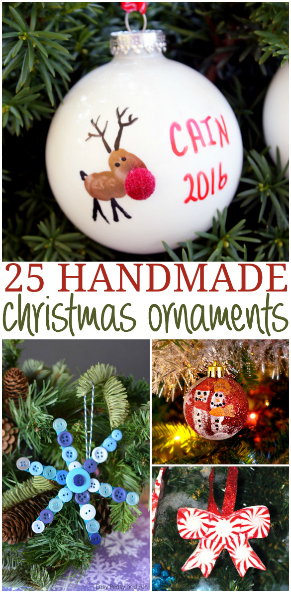 25 Handmade Christmas Ornaments