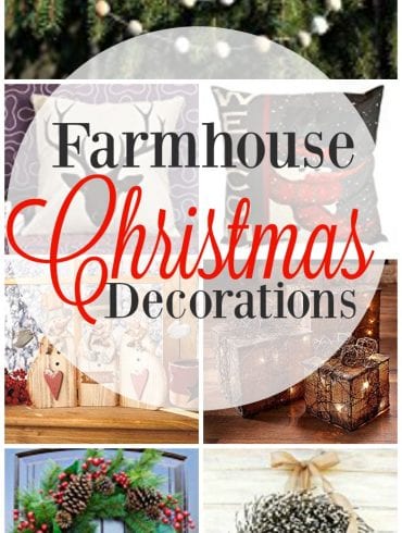 25 Christmas Holiday Inspired Farmhouse Decorations