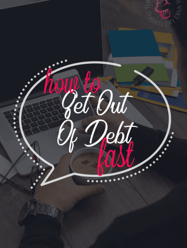 How To Get Out Of Debt + Pay Bills Down Fast