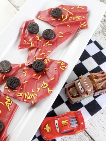 Cars Chocolate Bark Recipe (Celebrate Cars 3 The Movie!)