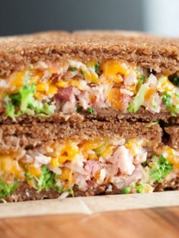 Ham & Broccoli Grilled Cheese