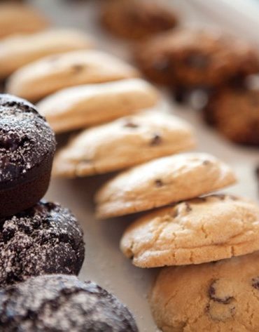 rows of baked goods