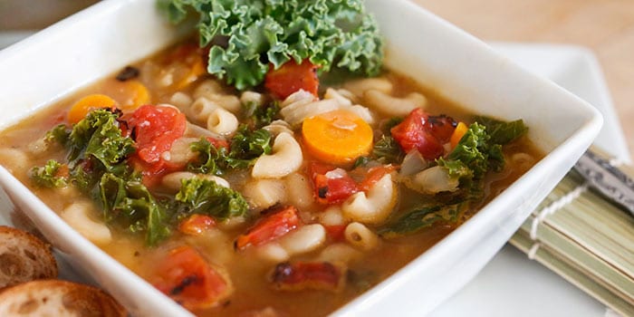 White Bean and Vegetable Soup from Forks Over Knives