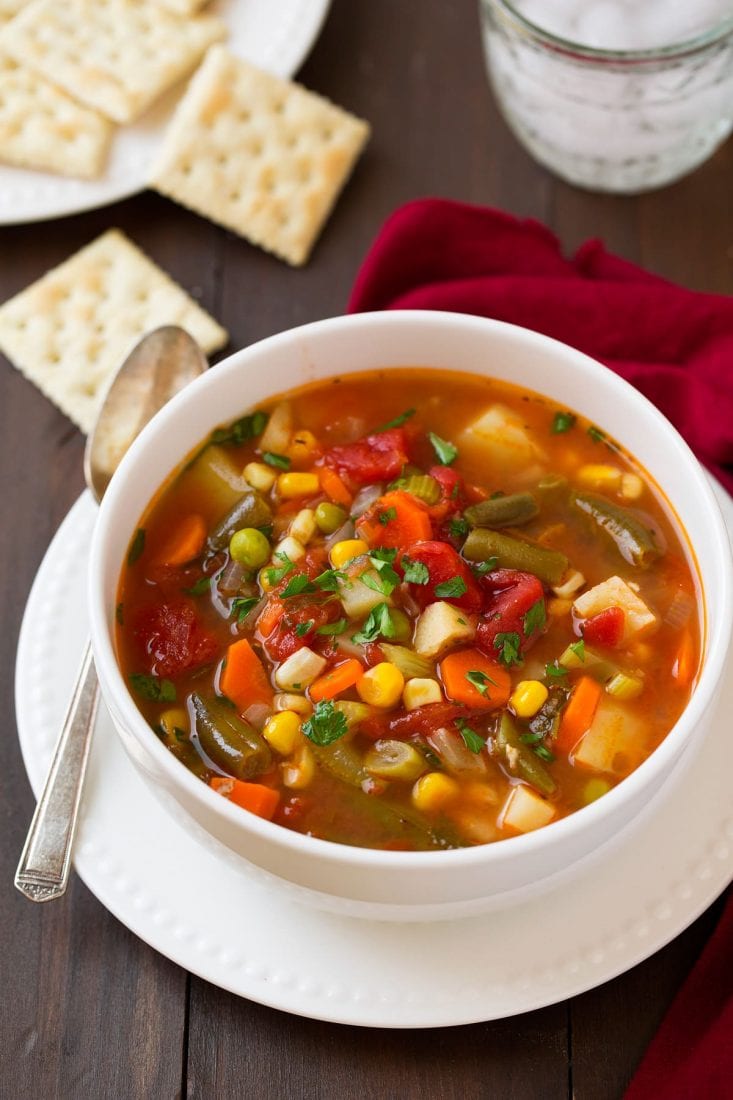 Vegetable Soup from Cooking Classy