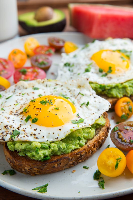 Avocado Toast with Fried Egg from Closet Cooking