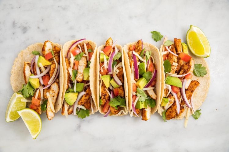 Spiced Chicken Tacos