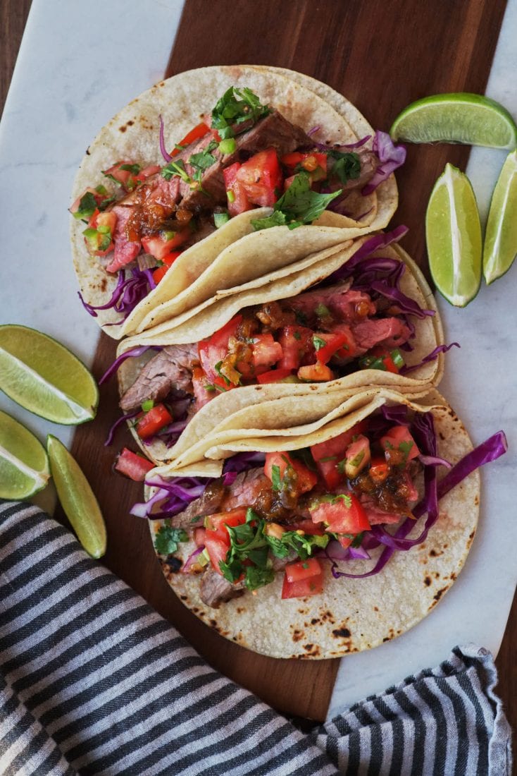 steak tacos
