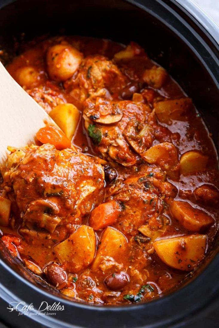 Chicken Cacciatore with Potatoes from Cafe Delites