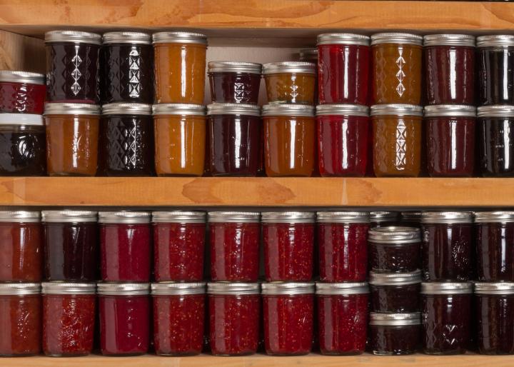 Storing jams and jellies