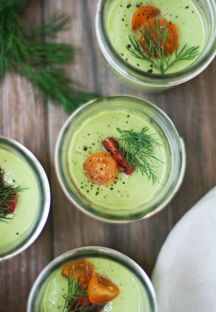 Spicy Chilled Avocado Soup