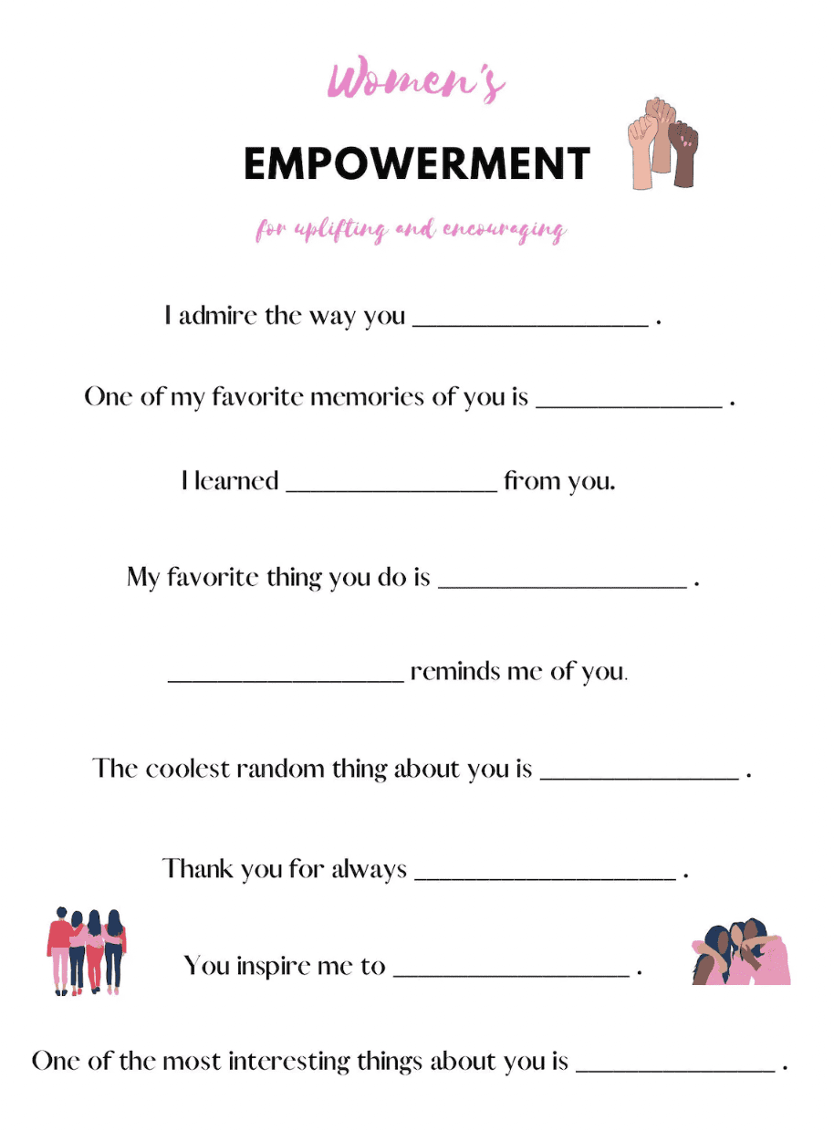 Women’s Empowerment Affirmations For Mom
