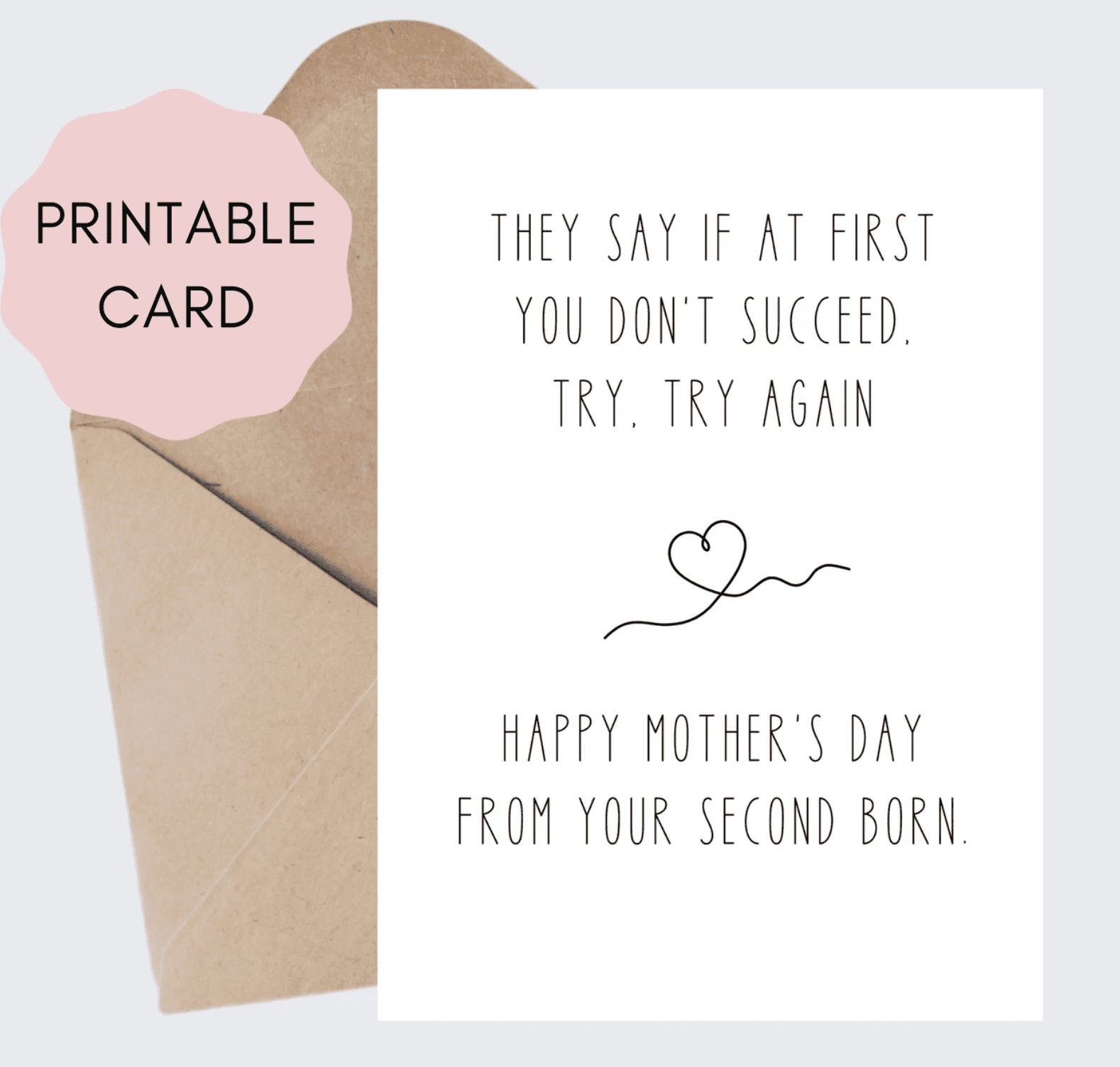 Mom’s Day Printable Card